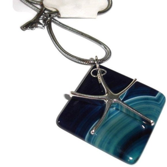 Blessed Moon Artifacts Jewelry - Starfish Necklace Nautical Necklace 20 inch neckla